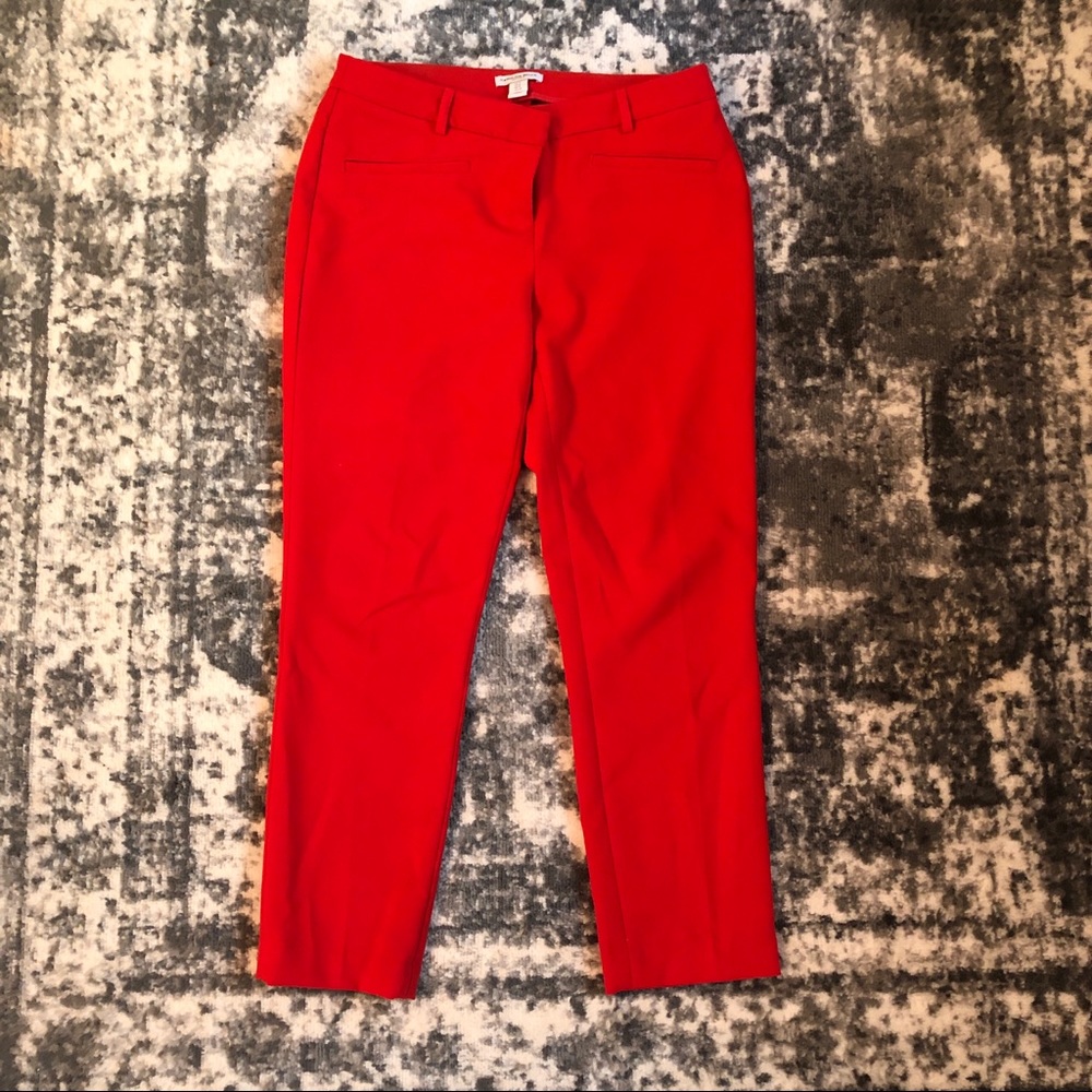 Carolina Belle Red Crop Pants